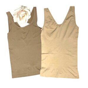 Yummie 2 Way Stretch Reversible Neck Tank S/M (717)